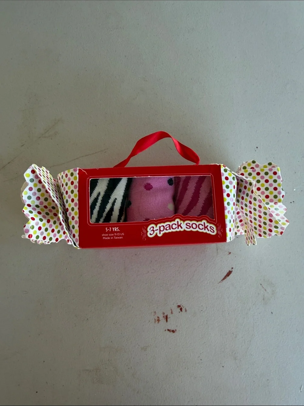 NWT Gymboree Kids 3-Pack Socks Set - Pink, Black, White